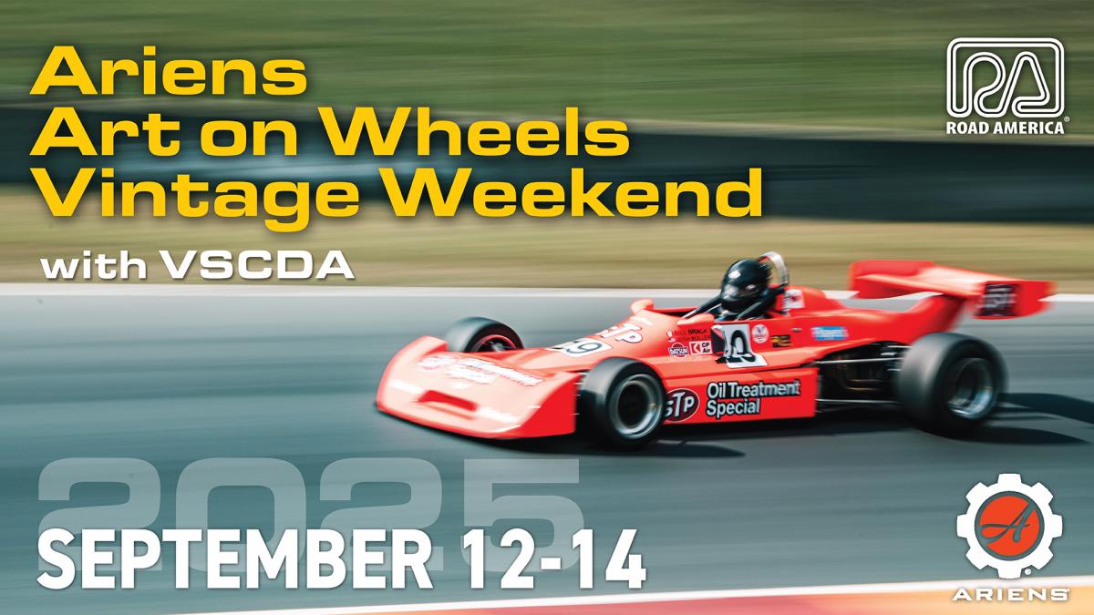 Ariens Art on Wheels Vintage Weekend with VSCDA Returns to Road