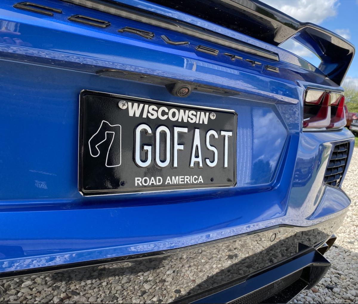 NEW ROAD AMERICA WISCONSIN SPECIALTY LICENSE PLATE COMING IN OCTOBER - Road  America