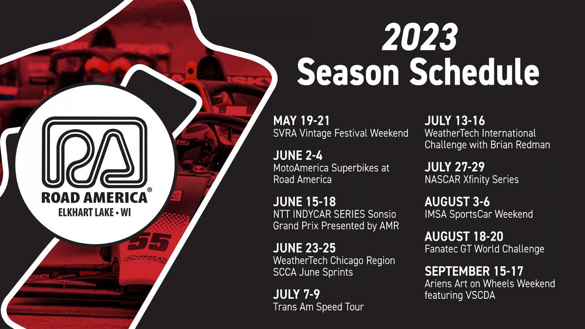 Road America Announces 2023 Season Schedule