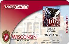 University of Wisconsin student ID card
