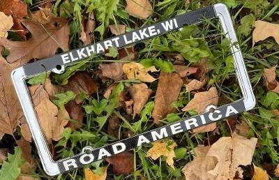 Road America License Plate Frame