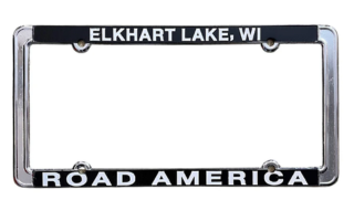 Road America License Plate