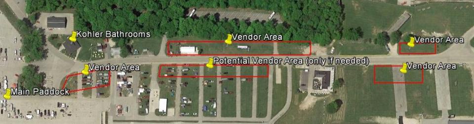 map of vendor locations