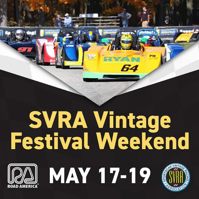 SVRA Vintage Festival Weekend | May 17-19